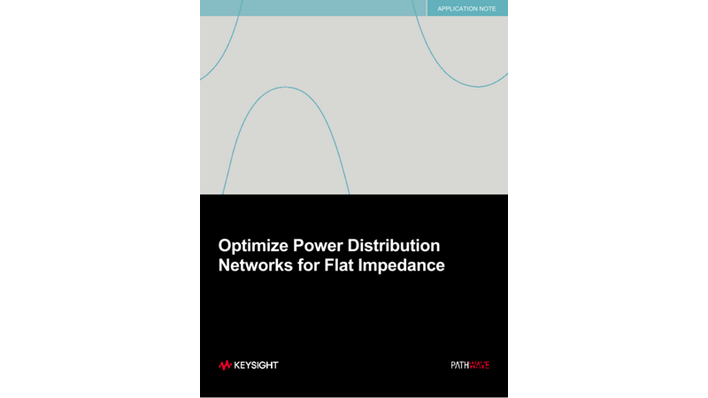 Optimize Power Distribution Networks for Flat Impedance
